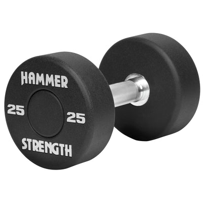 Hammer Strength Round Urethane Dumbbells - Outlet