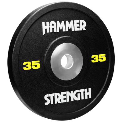 Hammer Strength Urethane Black Bumpers