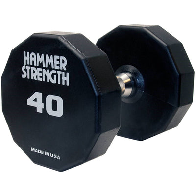 Hammer Strength 12-Sided Urethane Dumbbells