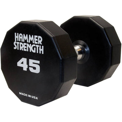 Hammer Strength 12-Sided Urethane Dumbbells