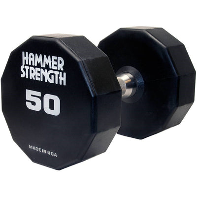 Hammer Strength 12-Sided Urethane Dumbbells