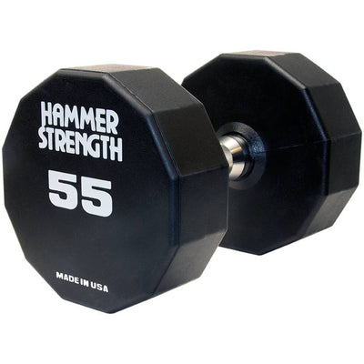 Hammer Strength 12-Sided Urethane Dumbbells