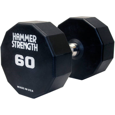 Hammer Strength 12-Sided Urethane Dumbbells