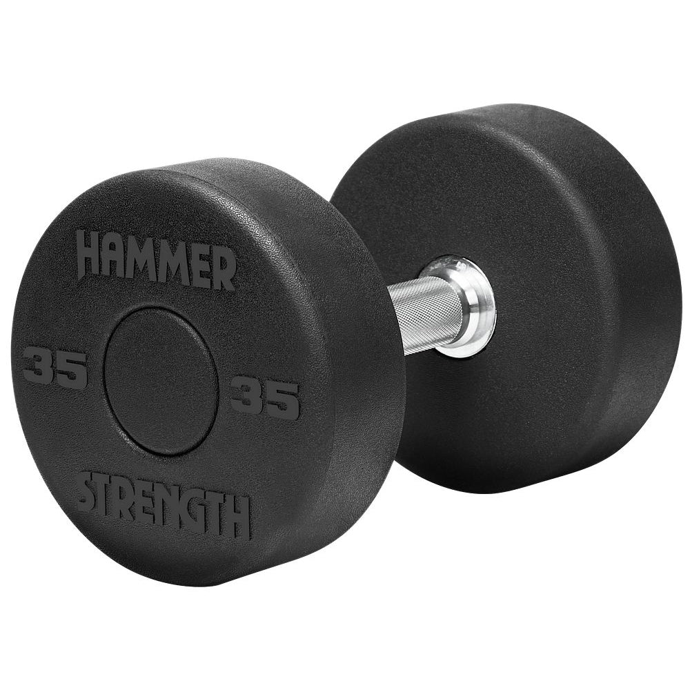 Hammer Strength Round Rubber Dumbbells - Outlet