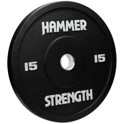 Hammer Strength Urethane Black Bumpers