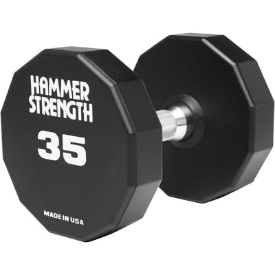 Hammer Strength 12-Sided Urethane Dumbbells